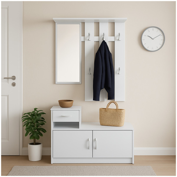 Garderobe Thekla Weiß