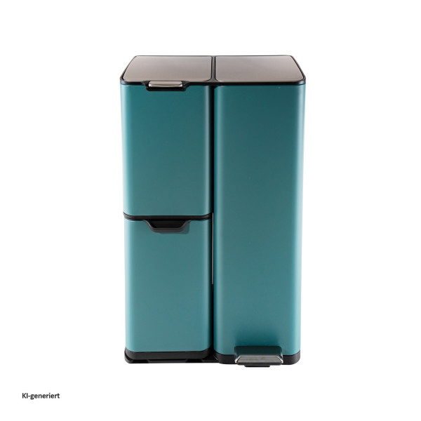 Mülltrennsystem Jannik 60L Türkis