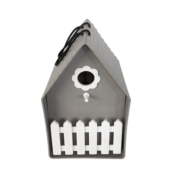 Vogelhaus Nessa, grau