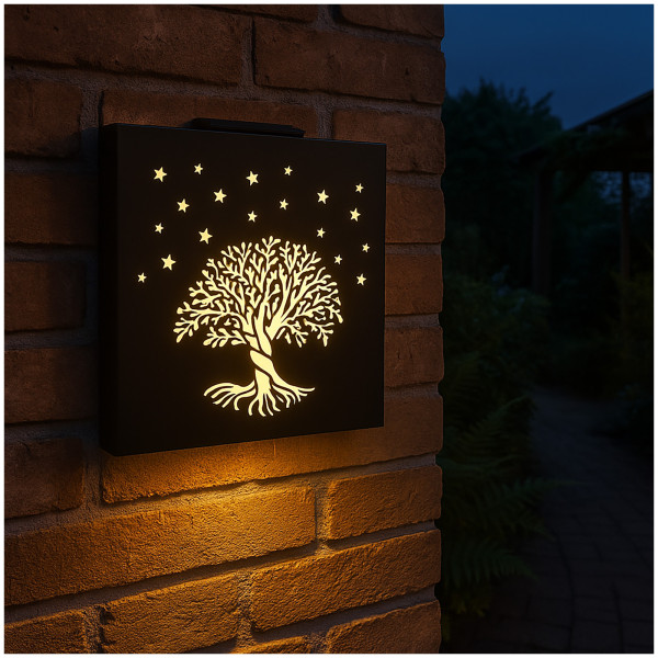 Solardeko Baum Schwarz