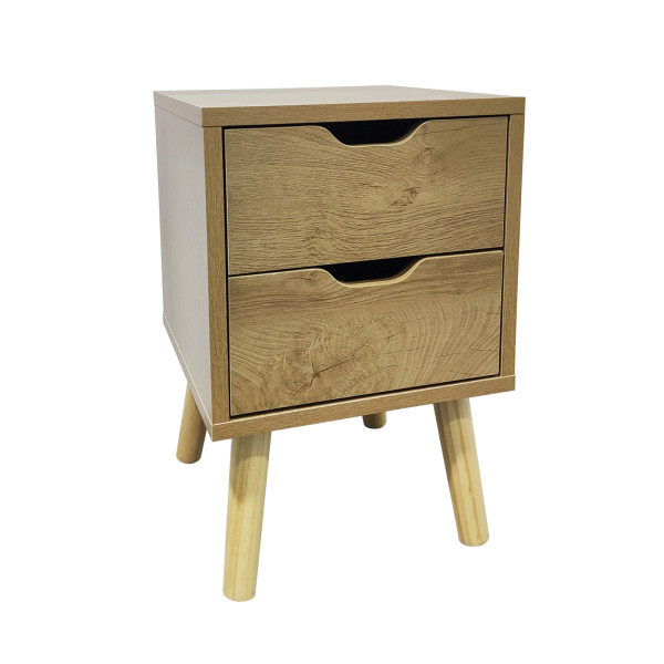 Nachtschrank 2 Schubkästen Thekla 2945 Baumscheibe