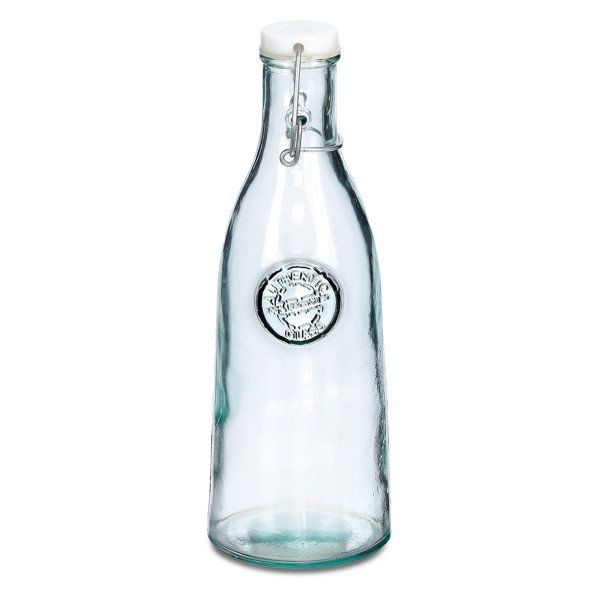 neuetischkultur Recycled 990 ml Glasflasche mit Bügelverschluss