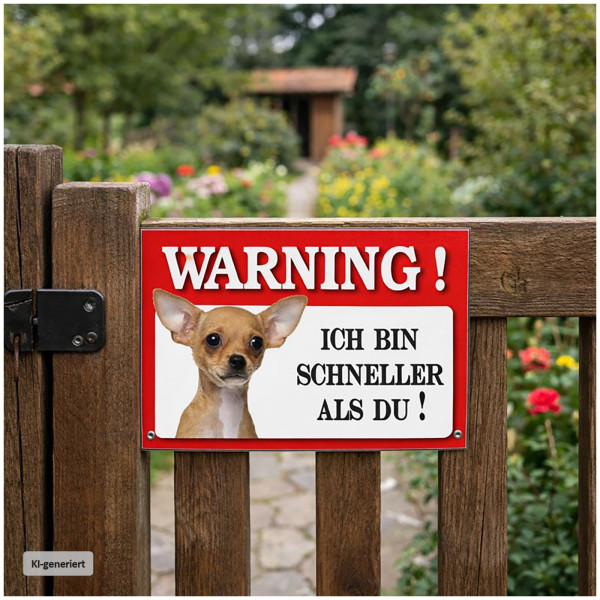 Blechschild Wachhund
