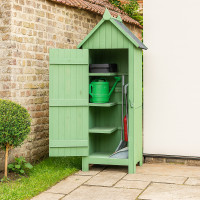 HTI-Living Praktischer Stauraum für Garten und Terrasse Gartengeräteschrank aus Holz HTI-Living Praktischer Stauraum für Garten und Terrasse Gartengeräteschrank aus Holz