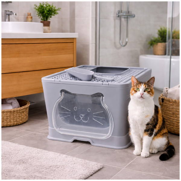 Katzentoilette Agosta grau PP