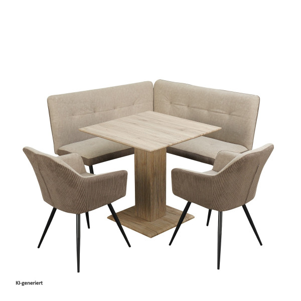 Sitzgruppe Joschka Taupe/Cord