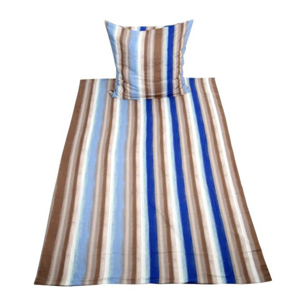AllSeasons \nBettwäsche 2tlg. Beige, blau, weiß