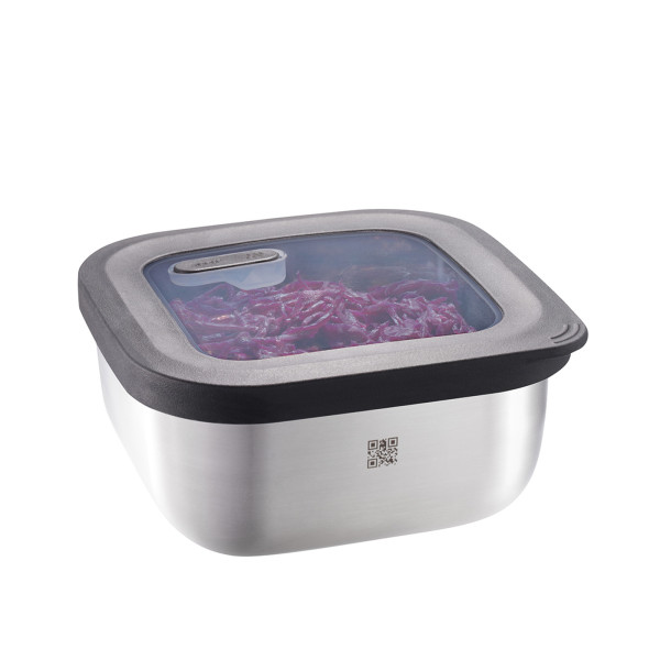 Frischhaltedose Provido Quadratisch 0,9 Liter