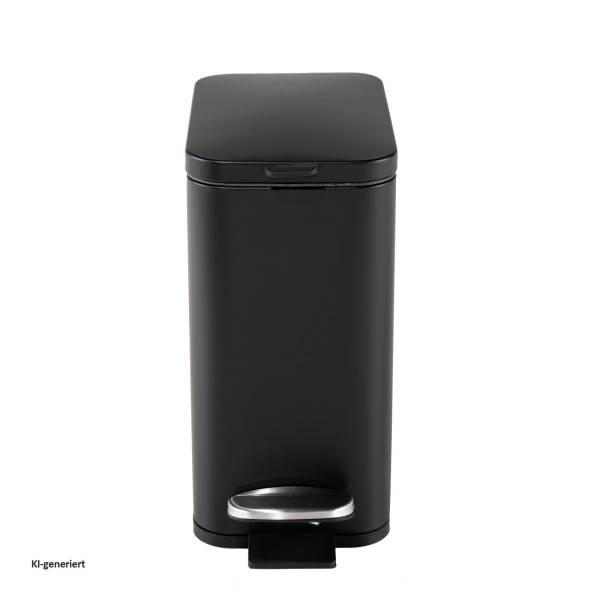 Pedalmülleimer Modern 5L Schwarz