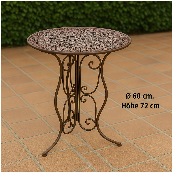 Gartentisch Lani Antik Rost