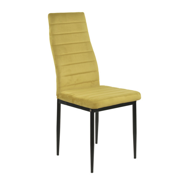 Stuhl Memphis Velvet Curry