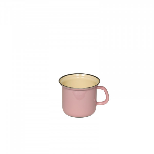Riess Rosa Topf mit Chromrand 12