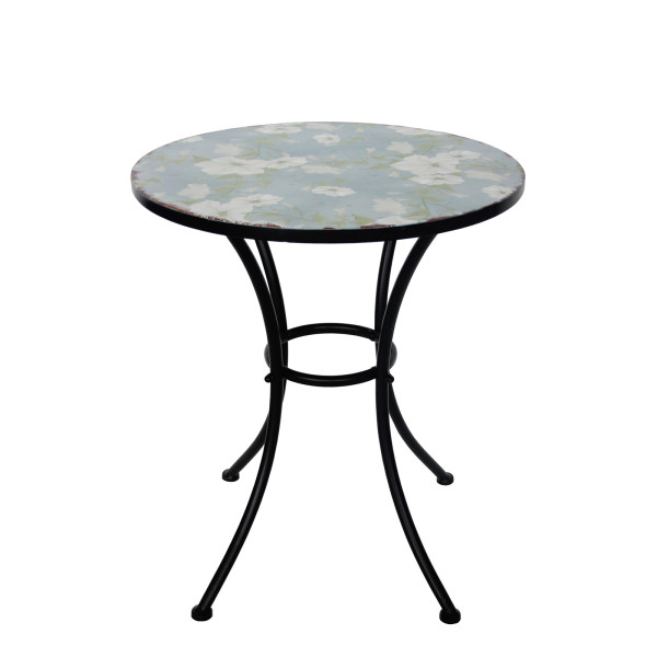 Gartentisch Celia "Petunien" Metall