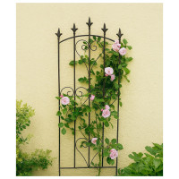 HTI-Living Schwarz Celia Rankgitter aus Metall mit Herz-Ornament HTI-Living Schwarz Celia Rankgitter aus Metall mit Herz-Ornament