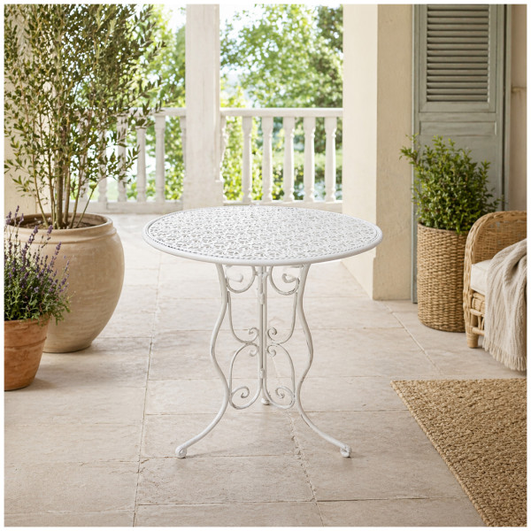 Gartentisch Lani Weiß