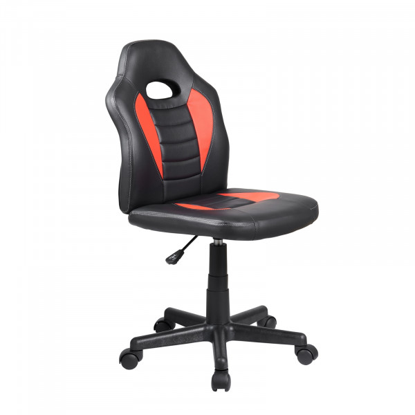 HTI-Line Smart Schwarz Rot Drehstuhl Daytona