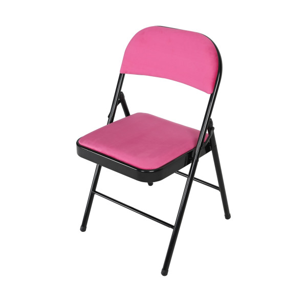 Klappstuhl Wedigo Velvet Pink