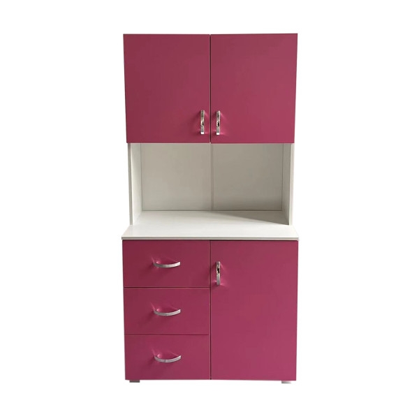 Kinderzimmerschrank pink weiß