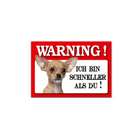 HTI-Line Chihuahua Blechschild Wachhund HTI-Line Chihuahua Blechschild Wachhund