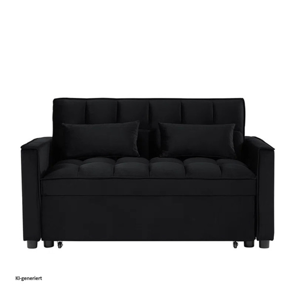 Schlafsofa Mirko schwarz
