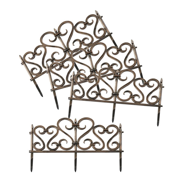 Gartenzaun Nessa romantisch 4-teilig