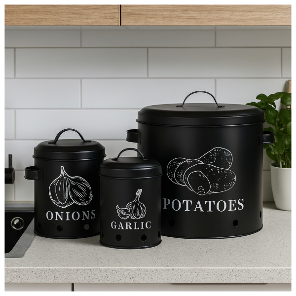 Vorratsdosenset Sieglinde Schwarz