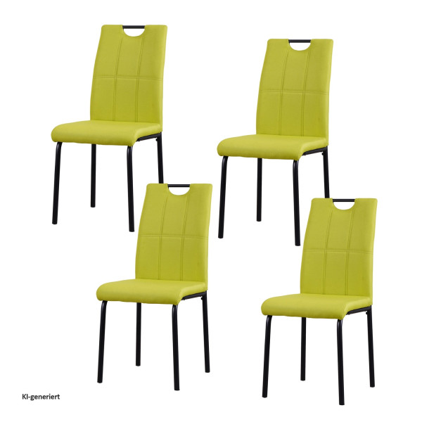 Stuhl Denton grün 4er Set