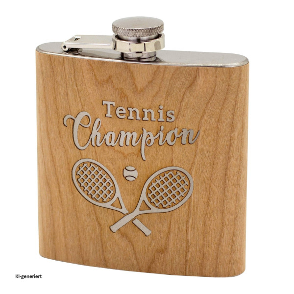 Flachmann "Tennis Champion"