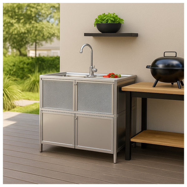 Outdoorspüle Gerti L alu