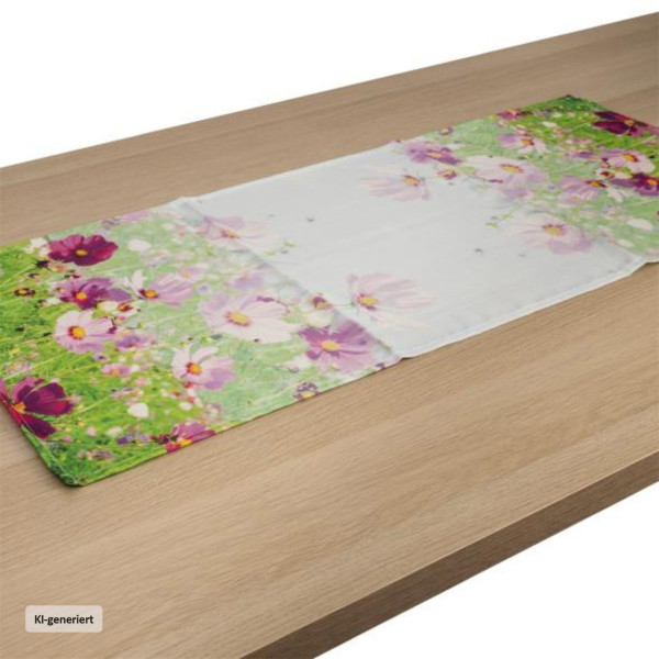 Tischläufer Blumen
