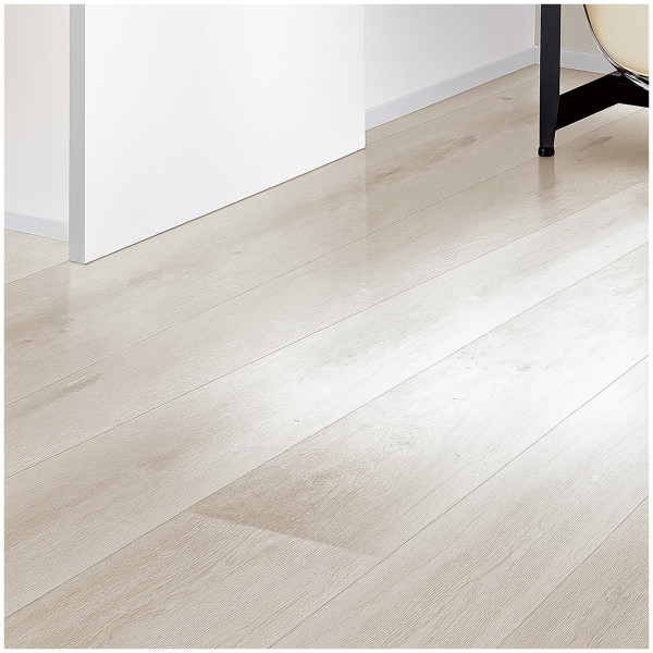 HTI-Living Einfach. Schnell. Stilvoll. Selbstklebender PVC-Boden Hellgrau