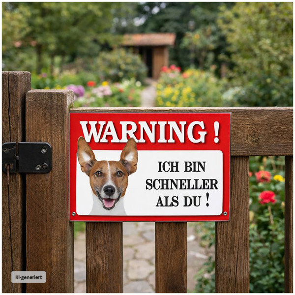 Blechschild Wachhund