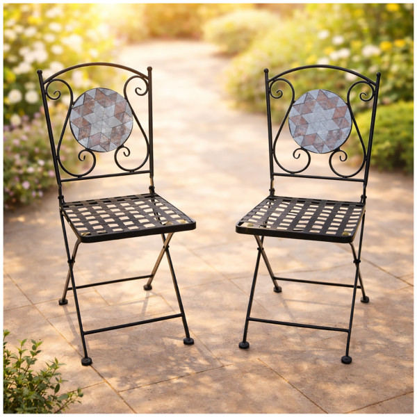 Gartenstuhl Marocco braun 2er Set