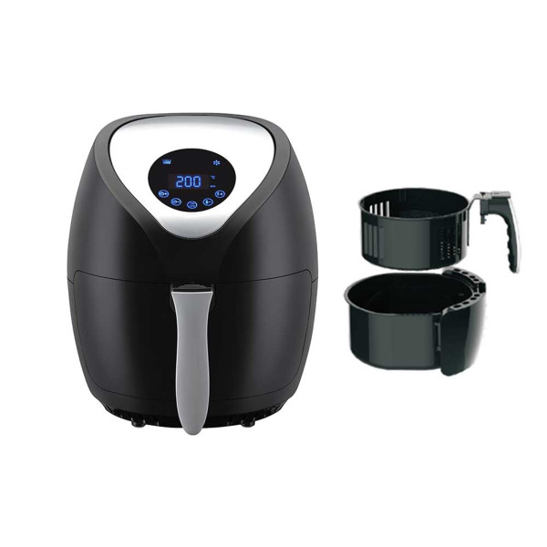 Heißluftfritteuse Digital 3,6L 1400W schwarz