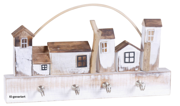 Garderobe weisse Häuser