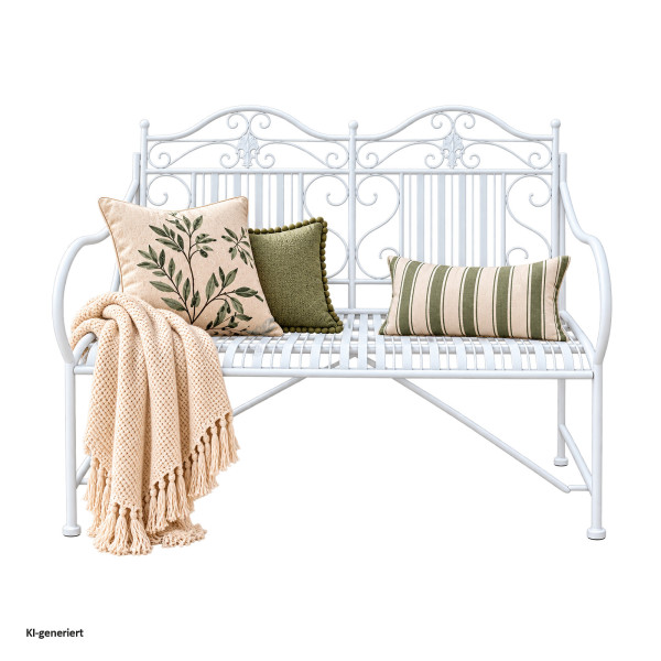 Gartenbank Celia_02 Creme