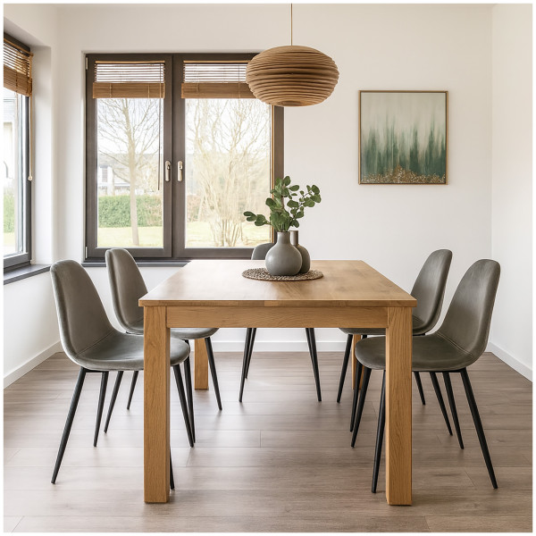 Stuhl Savannah Velvet Grau 4er-Set