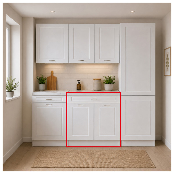 Unterschrank mit Schublade Jenna Country 80 cm
