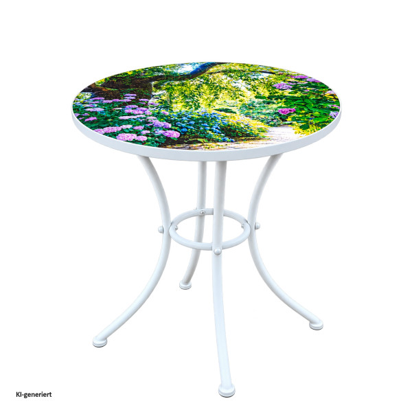 Gartentisch Celia Hortensien