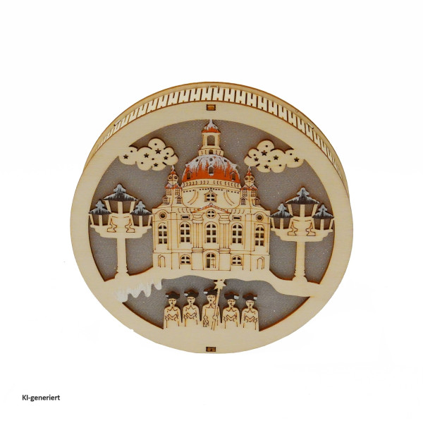 LED Weihnachtsdeko Kirche und Sternensinger