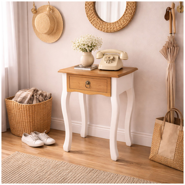 MDF-Schrank mit 1 Schublade 44x32x50cm