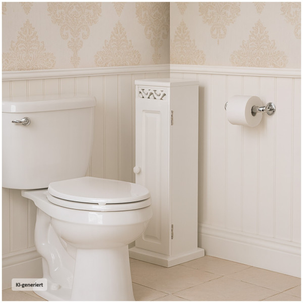 Toilettenpapierschrank Miriam 7585 weiß MDF