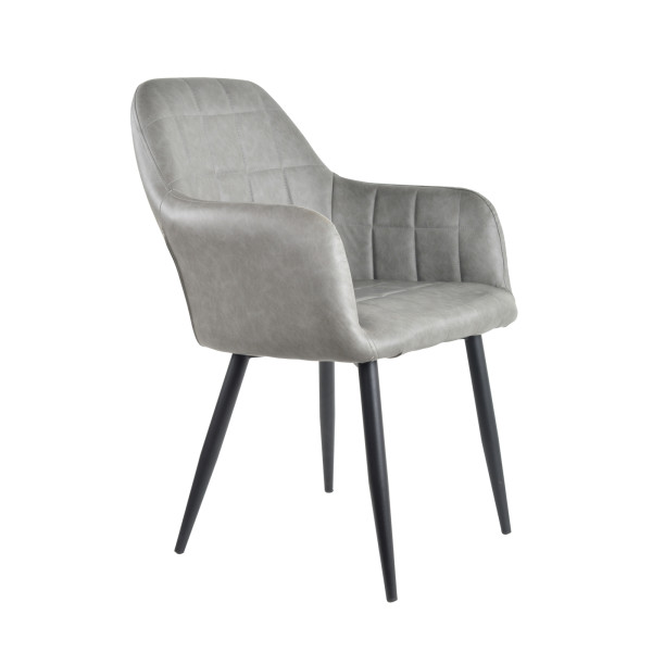 Stuhl Albany Vintage Antikgrau PU