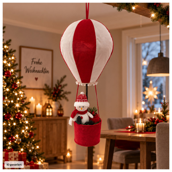 Dekoballon Schneemann