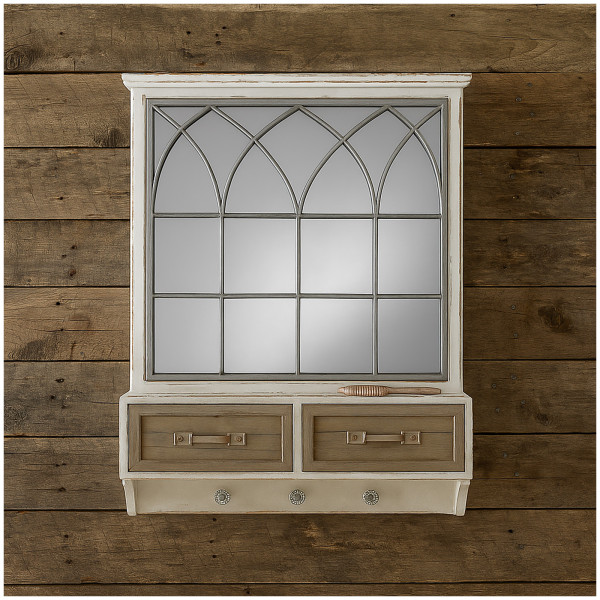 Wandgarderobe mit Spiegel Valja