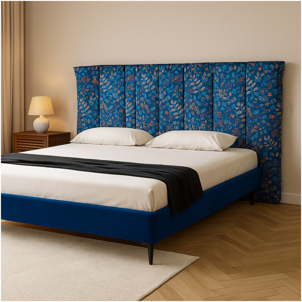 HTI-Living Exklusives Design trifft Komfort Doppelbett Blue Fantasy 180 x 200 cm