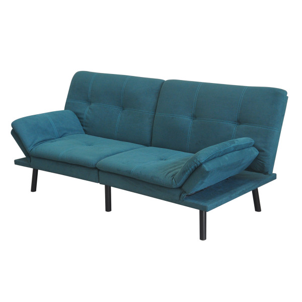 HTI-Living Grün Sofa mit verstellbaren Armlehnen