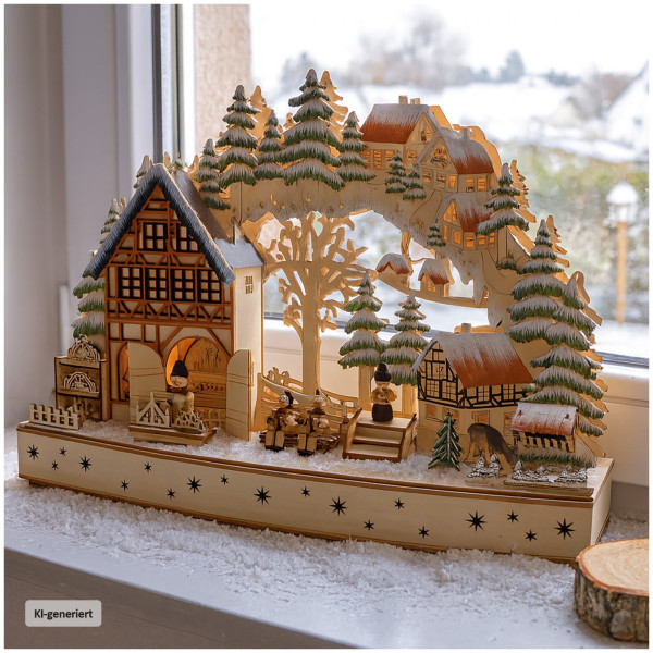 Weihnachtsdeko Dorfidylle