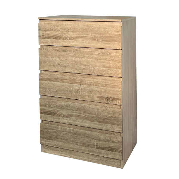 Kommode Thekla 5 Schubladen sonoma