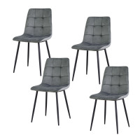 HTI-Living Mesa Esszimmerstuhl 4er Set Grau HTI-Living Mesa Esszimmerstuhl 4er Set Grau